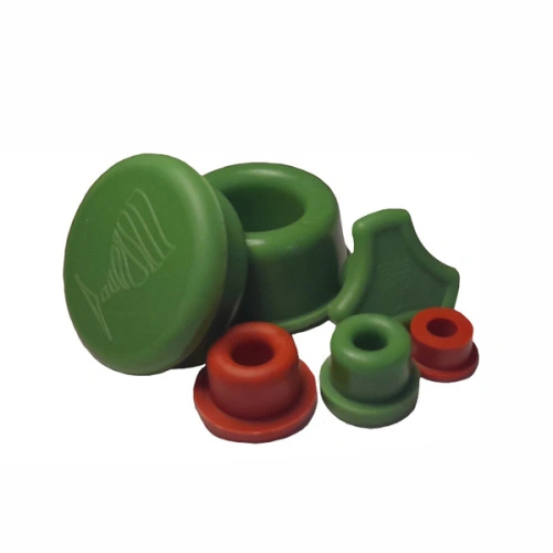 Пробка силиконовая под бутыль с отверстием D55 d43 h21мм (гидрозатвор)